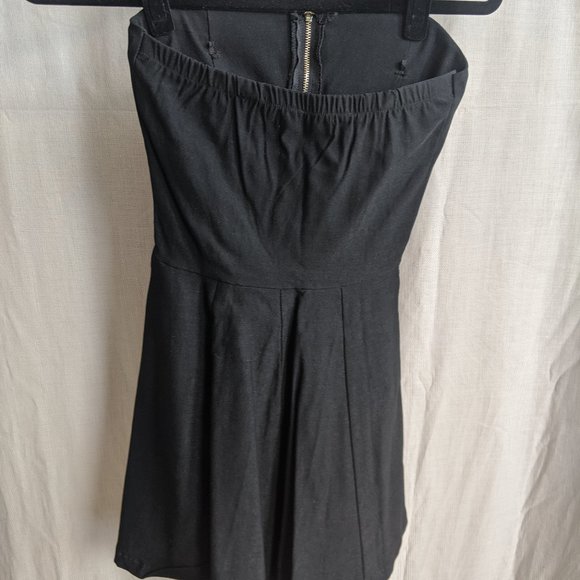 Mini Strapless Zipper Dress - Picture 3 of 4